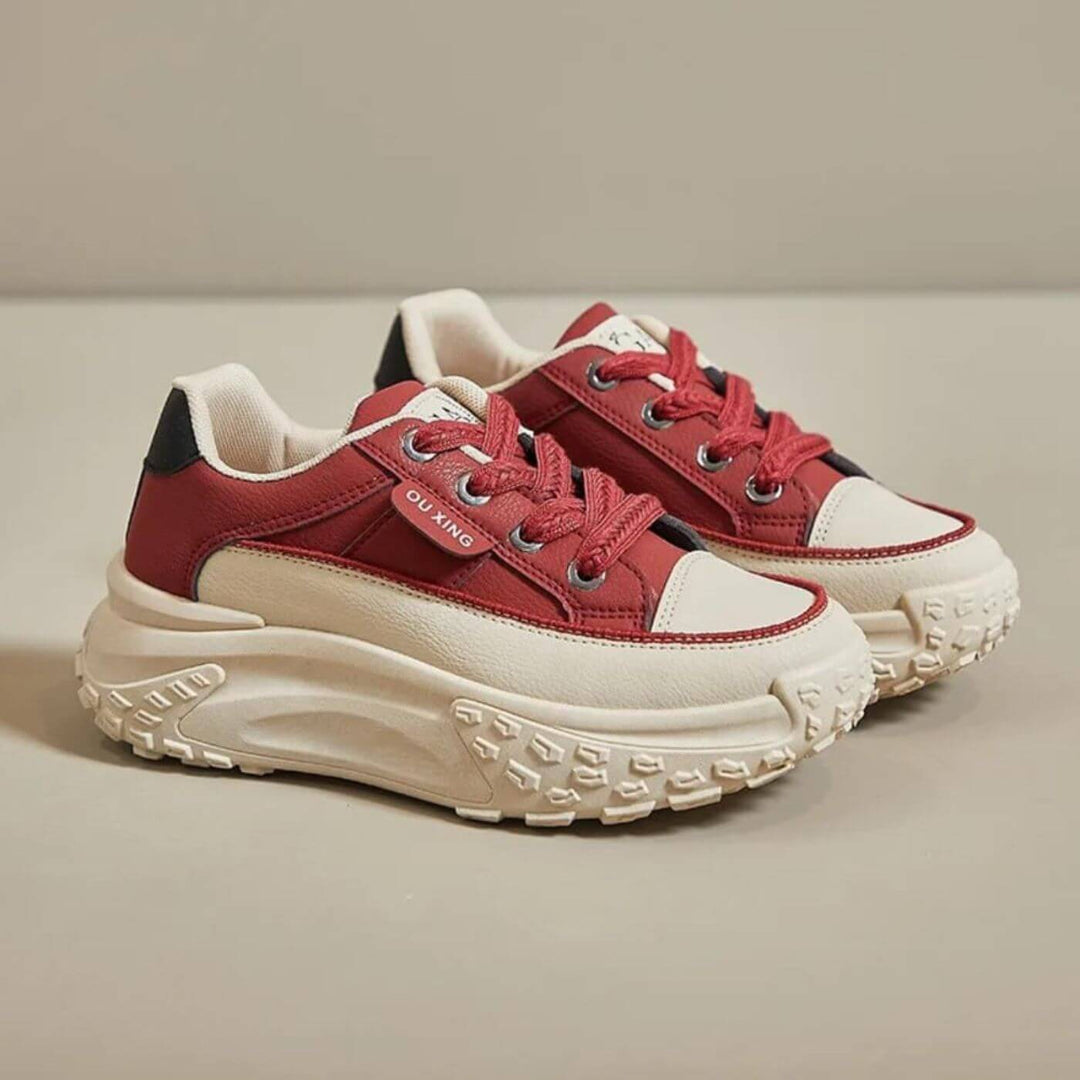 Mivora™ – Bekväma Sneakers med Hög Sula