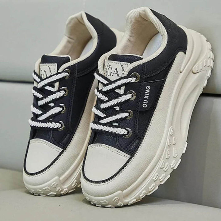 Mivora™ – Bekväma Sneakers med Hög Sula