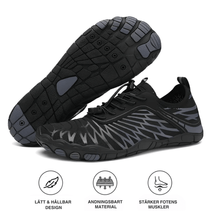 Solax Pro™ - Bekväma, Halkfria Barfotaskor
